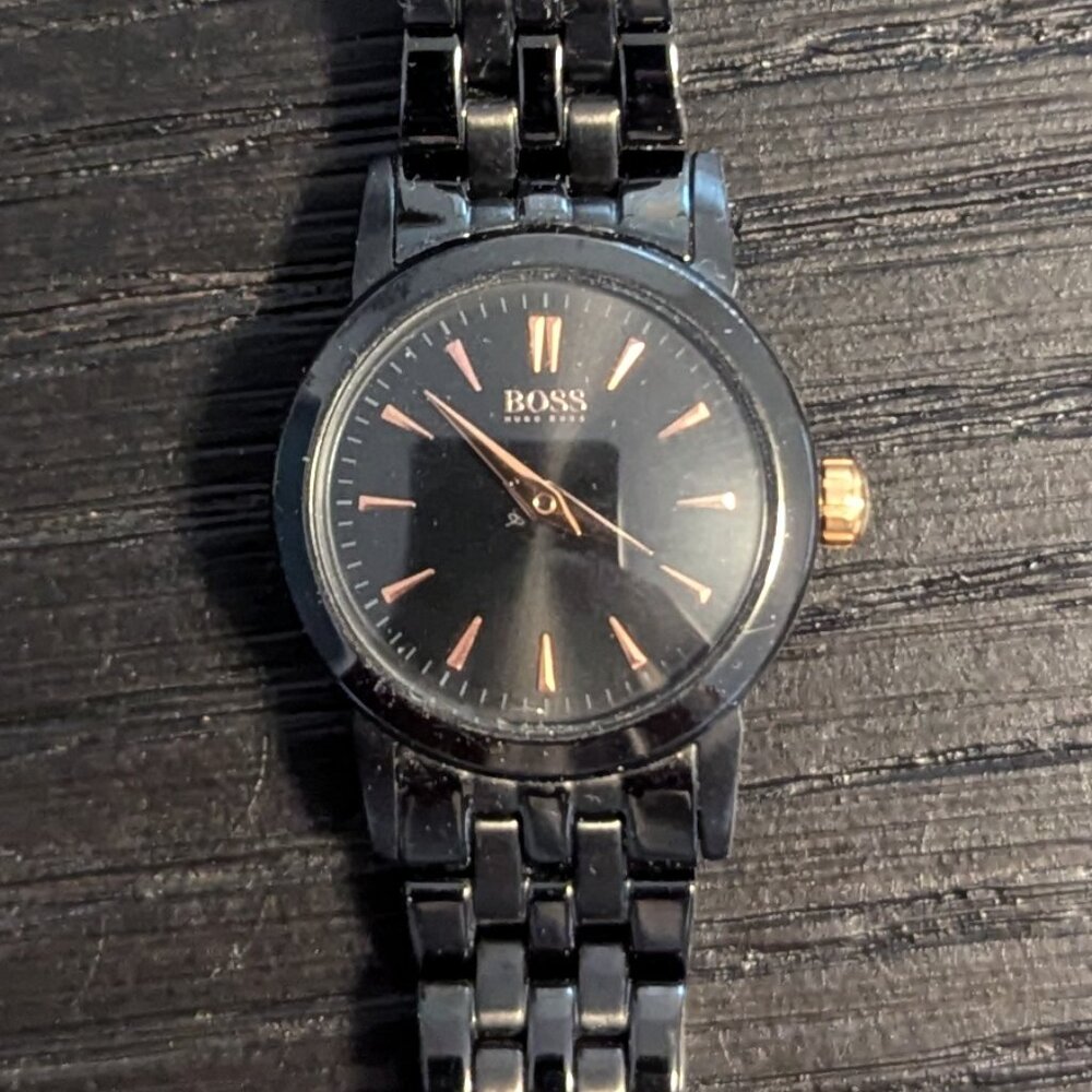 Hugo Boss Women's Black Bracelet Watch